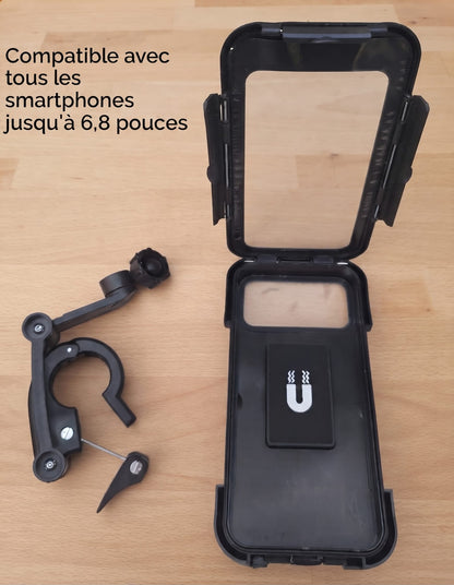 Support Téléphone Moto Scooter Étanche Imperméable et Antichoc